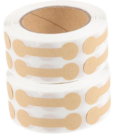 Ciieeo 2rollen Geschenktags Aufkleber Selbstklebende Etiketten Für Schmuck Handgemachte Wachs-siegel-sticker Personalisierte Deko Für Ringe Halsketten Ohrringe Und Mehr