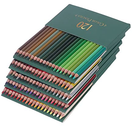 Natudeco 120 Buntstifte-Set, Professionelle Künstler-Buntstifte Mit Box, Kunststift-Set Für Erwachsene, Farbkern, Künstlerstift auf Ölbasis Zum Zeichnen, Skizzieren