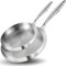 LOLYKITCH 8-12 Inch Tri-ply Stainless Steel Frying Pan Set,Skillets,Chef's Pan,Induction Cookware,Dishwasher and Oven Safe. (Removable Handle)