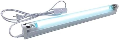 UV-Lampe, Desinfektions-Sterilisationslampe, UVC, Antibakterielle Rate, 100% Tragbares Desinfektionsmittel, LED-Desinfektionslicht,Weiß,8W,Bonny369