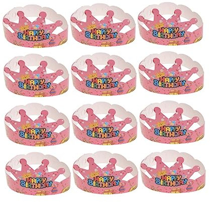 Amosfun 25St partyhüte kinder partytüten kindergeburtstag Geburtstagskappe für Kleinkinder Geburtstag kopfschmuck Baby-Geburtstagsmütze Geburtstagshut