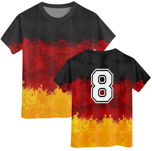 Fussball Wm Blitzangebote Tshirt Kinder 2024 Em Fussball Trikot Mit Number Kurzarm Baumwolle Sport Mädchen Germany Flagge Fanshirt Fanartikel Fußball Heimtrikot Auswärtstrikot Tshirt Kind Weiß Sale