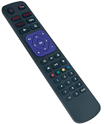 VINABTY EN3A38 Ersetzte Fernbedienung Passend für Hisense Roku TV R50B7120UK R55A7200GTUK R55B7120 R55B7120UK R65A7200GTUK R65B7120 EN3A38 HT260994 T260994 B7120 R43A7200GTUK R65B7120UK