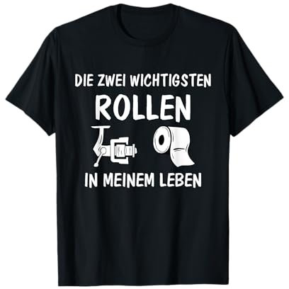 Die Zwei Wichtigsten Rollen In Meinem Leben Lustige Angel T-Shirt