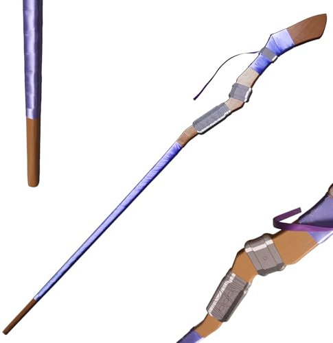 Claymeur 120 cm lila Anime Frieren Farn Stab Cosplay Kostüm Stock Gehstock für Kostüm Zubehör Requisiten