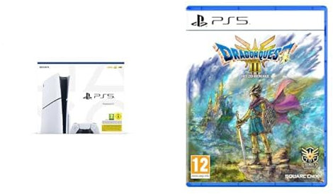 Playstation 5 Console Edizione Standard Slim & Dragon Quest III HD-2D Remake