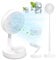 Ventilateur de Table Pliable, Ventilateur sur Pied Portable Silencieux, Télescopique 9 à 100 cm, 7200mAh Batterie Rechargeable, Ventilateur sans Fil, Tête Inclinable 180°, pour Camping Maison Voyage