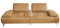 KAWOLA Schlafsofa WIOLO - Daybed Leder Cognac | Couch Bett Sofa mit Schlaffunktion - 240x110 cm