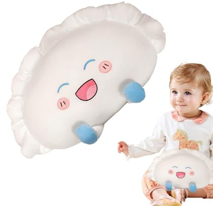 Genérico Dumplings Plush Cushion, Fleischbällchen-Kissen – Puppenpuppen voller Fleischbällchen, sichere und geruchlose Heimdekoration für Schlafzimmer, Wohnzimmer, Spielzimmer, Kinderzimmer,