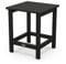 Polywood Long Island Beistelltisch, 45,7 cm, Schwarz