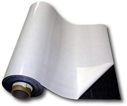 Magnetfolie selbstklebend roh braun 0,7mm x 62cm x 30m - Rolle/Meterware - hält auf allen metallischen Oberflächen, flexible magnetische Folie