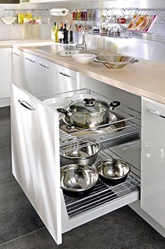 300mm Self soft close, pull out kitchen storage full extension