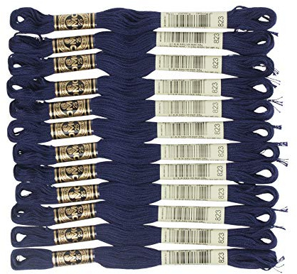 DMC 6-Strand Embroidery Cotton Floss, Dark Navy Blue