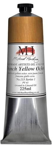 Michael Harding Artist Oil Colors - French Yellow Ochre 225ml Tube