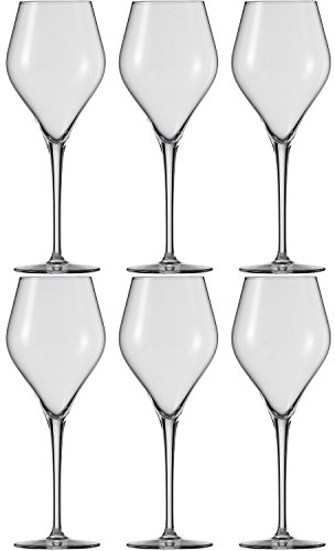 Schott Zwiesel Finesse 6-stück Chardonnay-Trinkbecher, 385 ml, Glas, Tulpe, Flaschenförmig, Glocke, Wiederverwendbar, Zuhause
