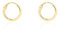 Pendientes Oro Aro Liso 10X1.2 mm - Geschenkbox - Garantiezertifikat