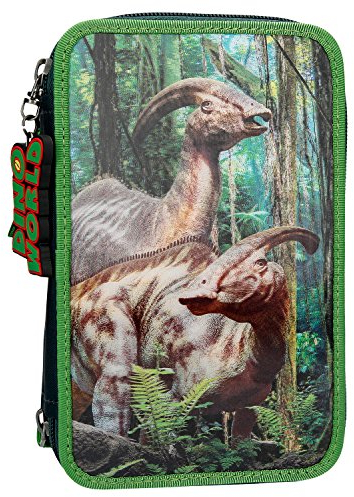 Depesche 10009 - Federtasche 3 fach, Dino World 3D