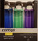 Contigo Autospout Stroh Ashland Wasser Flasche, Monaco/Mint/Grape, 24 oz. (3-Pack)