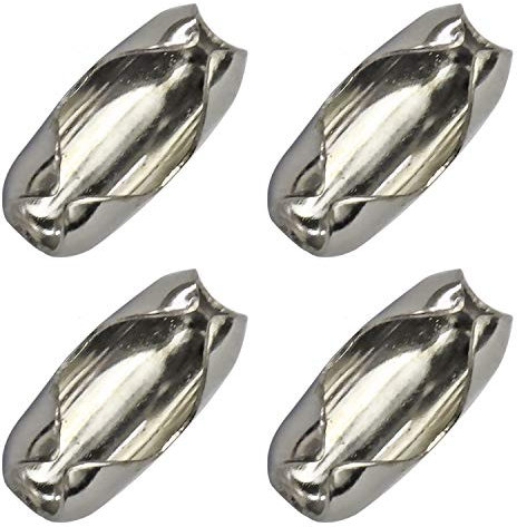 Ball Chain Connector Clasps 300 Pieces Number 10 Connectors Fits 4.5mm Beaded Ball Chain