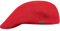 Sterkowski Modell Ivy Five| 100% Naturleinen Schiebermütze für Herren und Frauen | Schirm Irisch Gatsby Flat Sonnenschutz Flachkappe Atmungsaktive Style Elegante Trendige Freizeitkappe Rot 54