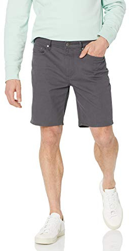 Amazon Essentials Short Extensible en Coton Entrejambe 23cm Homme