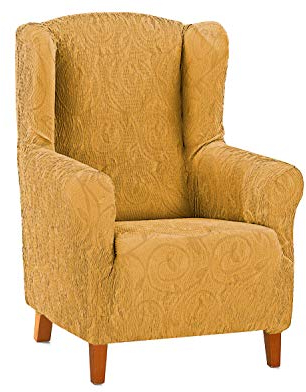 Martina Home Relax-Sesselbezug, Polyester Elastan Baumwolle, Senf, Ohrensessel