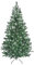 SHATCHI 4Ft-12Ft Pre-Lit Artificial Christmas Tree Alaskan Pine Tips Xmas Home Decorations Metal Stand Warm Multicolour LEDs, Green w/Cool White, 8Feet