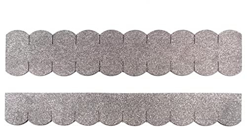 Manufaktur Martinshof 3 Sets Dachschindeln Biberschwanz (50mm) grau 1,35 m Minidachschindeln, Schindelstreifen, Dachdeckung hergestellt in der Werkstatt für behinderte Menschen