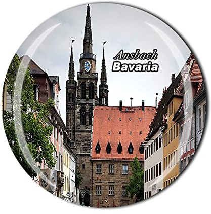Ansbach Kühlschrankmagnet Bayern Deutschland Kristall Touristen Souvenir Geschenkkollektion Kühlschrank Magnet Aufkleber