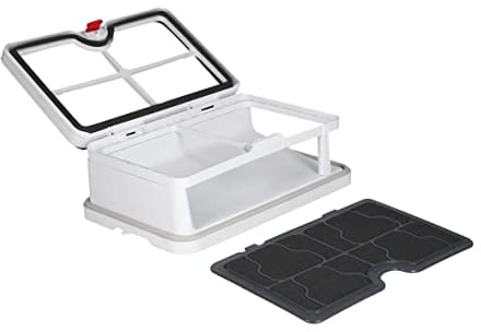 easyPART Kompatibel/Ersatz für Beko 2973950200 Halterung mit Filter für Kondensmodul in Trockner
