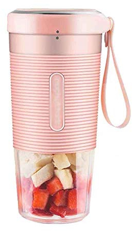 SHALOLY Mini Presse-Agrumes électrique USB Smoothie Blender Fruit Cup Fast Food Processor Portable Blender Electric Juicer (Couleur : Rose) (Rose)