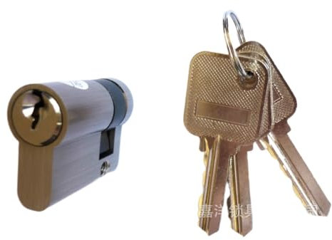 Zylinderschloss,SchließZylinder 40, 45, 50, 55, 60-mm-Schließzylinder, Sperrkern, Open Lock Core (Color : Non-interlocking, Size : 50mm)