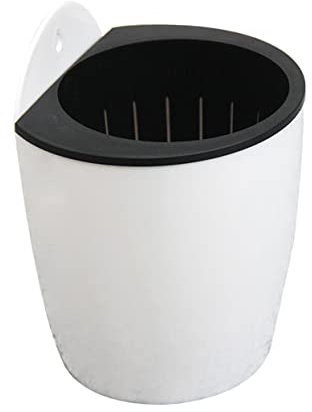 CIMAXIC Pot De Fleurs Rond en Plastique pour Plantes Succulentes Cactus Fleurs Jardinière Balcon Terrasse