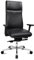 TOPSTAR Sitness Direktor 900 echt Leder Chefsessel mit bewegter Sitzfläche und Armlehnen, schwarz