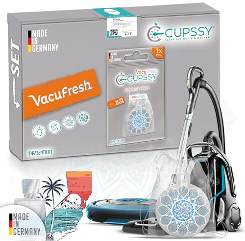 Cupssy Staubsauger Duft: California Scents Parfüm - 1X AirPad für Ihr Staubsauger und Haushalt