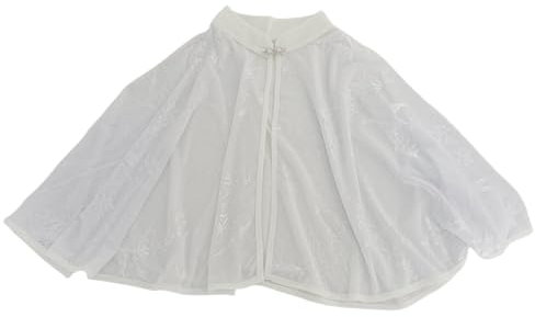 FAIRYGATE Schals & Tücher für Damen Poncho Damen Bolero Elegant Jacke Poncho Schal Schulterjacke Stola Schultertuch Tops zum Festkleid Abendkleid Brautkleid B6922