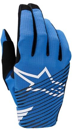 Alpinestars Radar Pro Motocross-Handschuhe | 4-Wege-Stretch-Mesh, leitfähige Handfläche und Finger, Silikon-Fingergriff, perforierter Daumen, leichtes Design