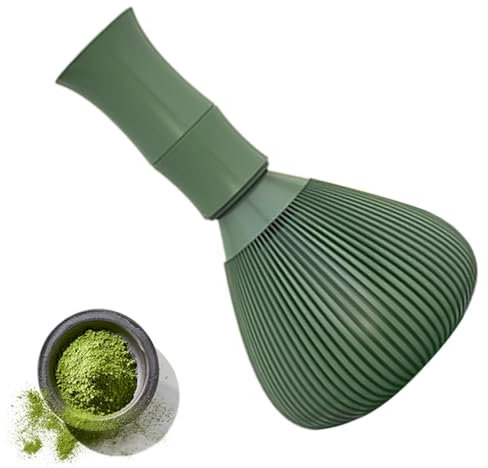 Silicone Matcha Whisk - Resin Matcha Whisk, Reusable Resin Matcha Whisk Plasticss Dishwasher Safe Matcha Stirrer Tools with Whisk Holder Suitable for Family and Friends Gatherings?6x2cm