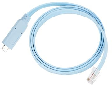 GELRHONR Cavo console USB C maschio a RJ45 RS232 cavo seriale per console adattatore link router/switch per laptop in Windows, Mac, blu Linux (1M/3.2Ft)