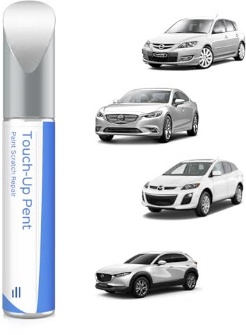 25D/26G Snowflake White Pearl Tricoat Lackstift für Mazda – Exakte Übereinstimmung für Chips und Kratzer