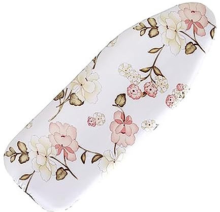 HUNTFF Cotton Ironing Board Covers, 3D Three-Dimensional Breathable Cloth Heat Resistance Ironing Board Covers with Rope Buck, Ironing Board Covers Durable Easy Fit/Grey/43 * 13(110 * 34Cm)