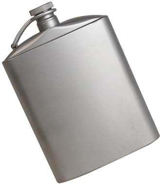 our fave Flasque portable 260 ml/200 ml avec bouchons à vis pour le camping et les aventures en plein air