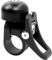 XNFUR Campanello for manubrio monopattino elettrico, adatto for Xiaomi, M365 Pro1S, clacson forte e nitido con parti for skateboard a vite Campanello annunciatore per monopattino elettrico(Black)