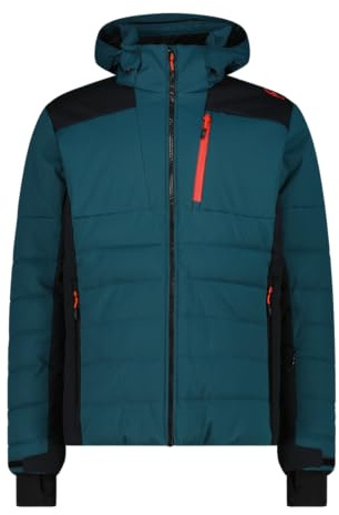 CMP Herren Skijacke mit Clima Protect und Abnehmbarer Kapuze - 48