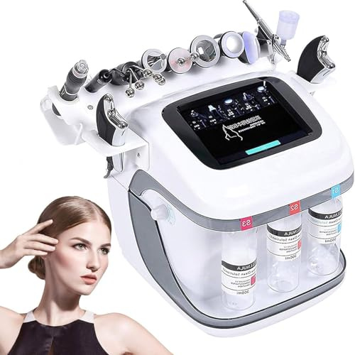 XueFulxion Máquina Avanzada de Peeling de Hydrafacial con RF, ultrasónico y Martillo frío para eliminación de Puntos Negros, reducción de Arrugas y tensado de la Piel