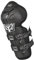 O´Neal Pro III Protectores de rodilla (Black,One Size)