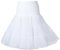 Boolavard Petticoat Underskirt Retro Vintage 50 Balançoire 1950 Rockabilly Blanc, Noir, Bleu, Rose, Rouge (S-M, Blanc)