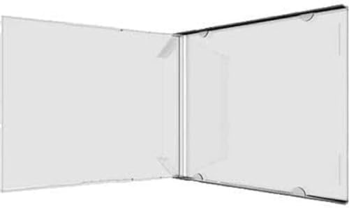 MediaRange CD-Jewelcase ohne Tray 10,4mm maschinenfähig 200er-Pack | 200er-Pack | maschinenfähig | ohne Tray | Booklet-Halter