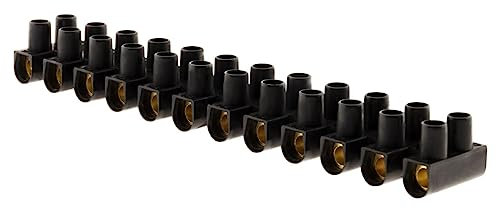 Zenitech Barrette 12 plots Section 25mm² - Noir