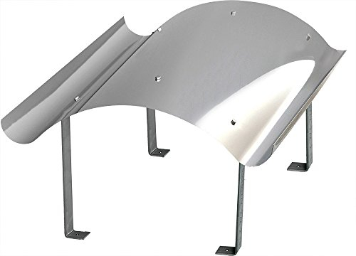 Schornsteinabdeckung Kaminabdeckung Kaminhaube Regenhaube aus Edelstahl (500mm x 900mm)